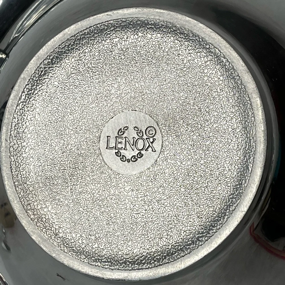 Lenox Metal Polished En Provence Salad Serving Bowl 16